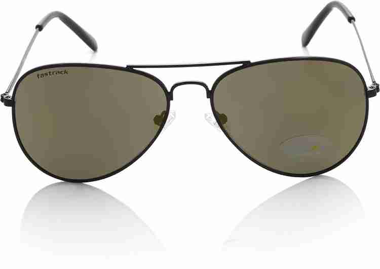 Fastrack black aviator sunglasses hot sale