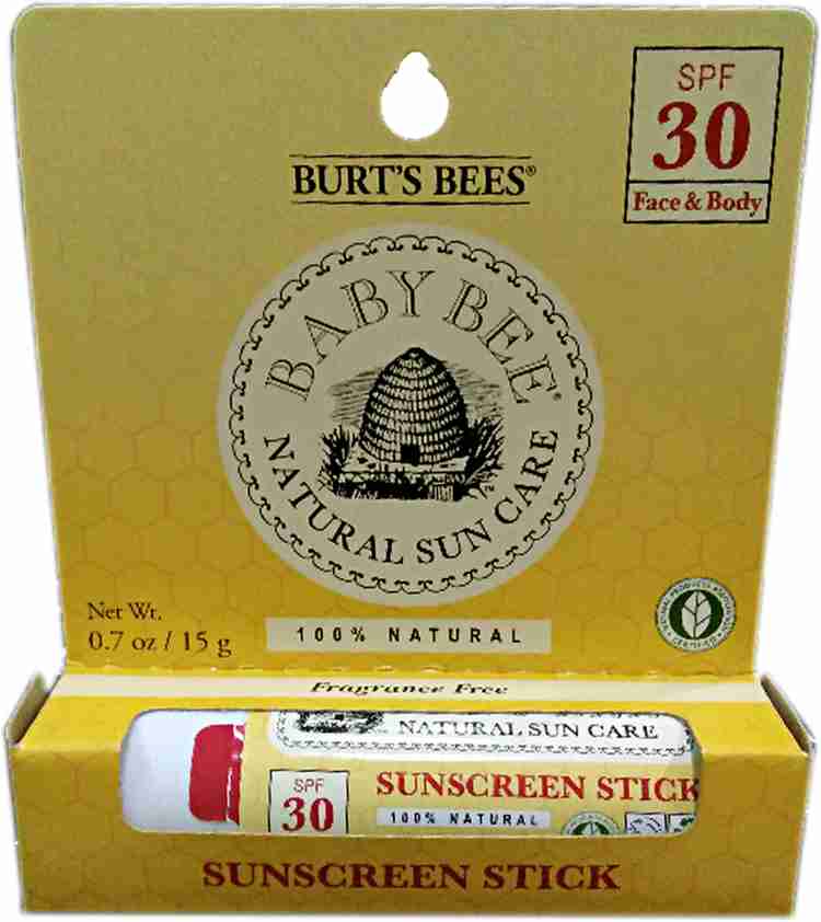 Burt's bees sunscreen stick clearance