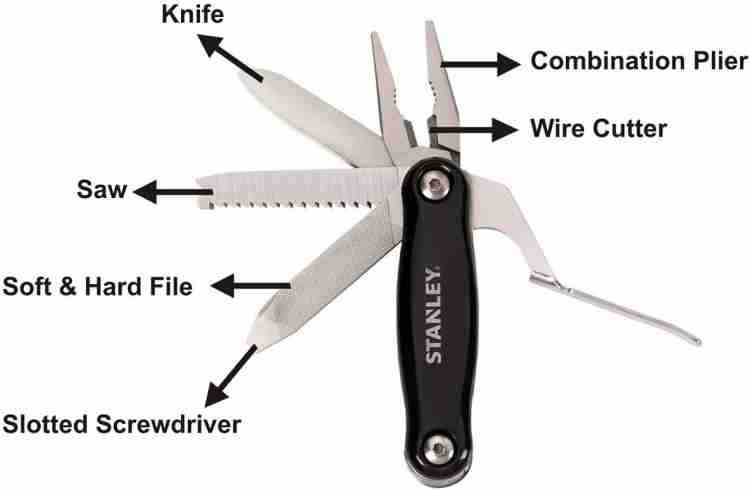 STANLEY 7-In-1 Plier Multitool STHT73779W 7 Function Multi  Utility Swiss Knife - Multi-utility Knife