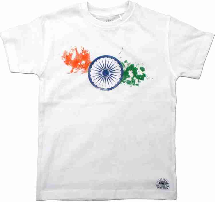 Tricolor Nation Boys Graphic Print T Shirt Round Neck Flipkart