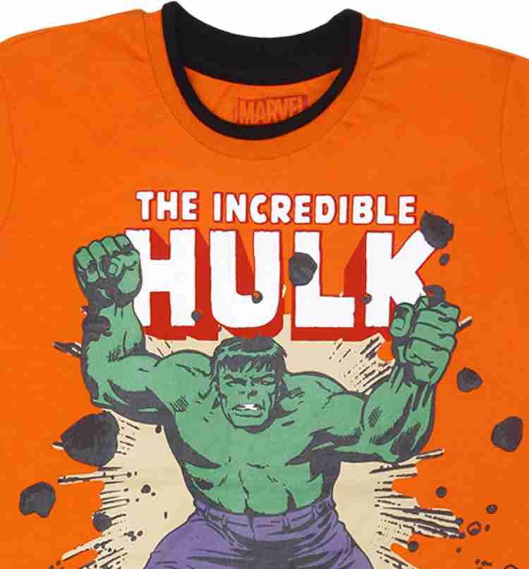 Flipkart Hulk Boys Printed Regular T Shirt Round Neck