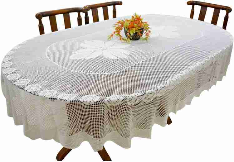 Dining table cover 6 seater oval shape sale