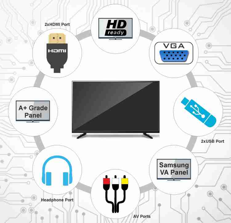 MEPL Wybor 22WFN-04 32 Inch Fancy LED TV at best price in Greater Noida