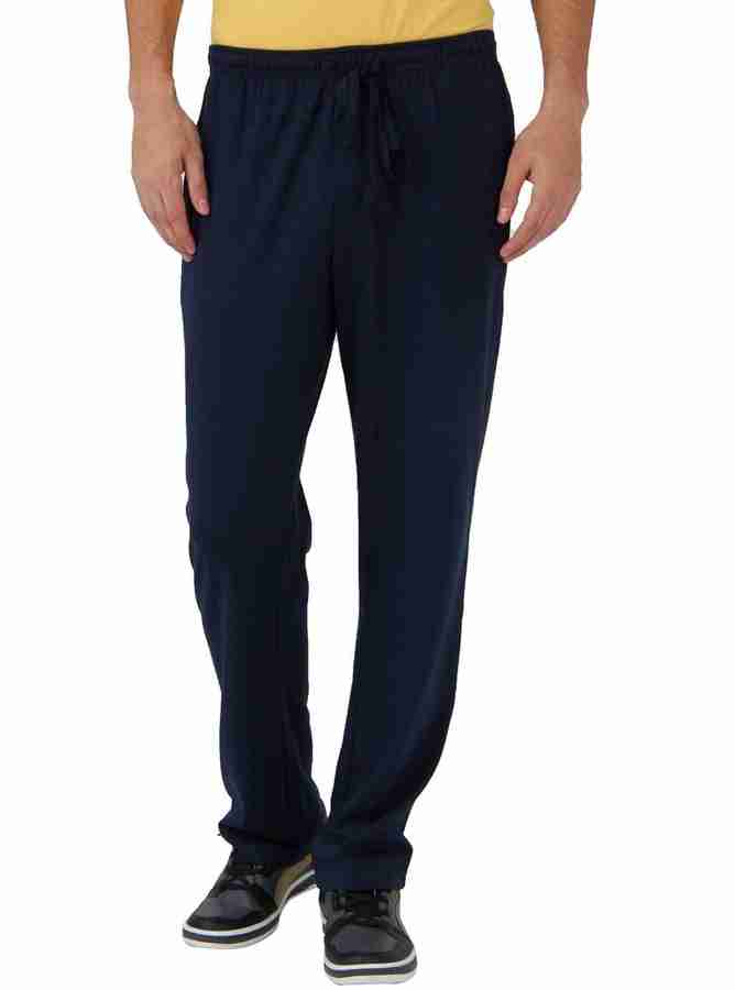 Fahrenheit Solid Men Dark Blue Track Pants Buy Navy Fahrenheit