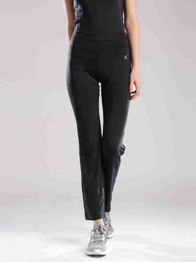 HRX by Hrithik Roshan Solid Women Black Track Pants - Buy Black HRX by Hrithik  Roshan Solid Women Black Track Pants Online at Best Prices in India
