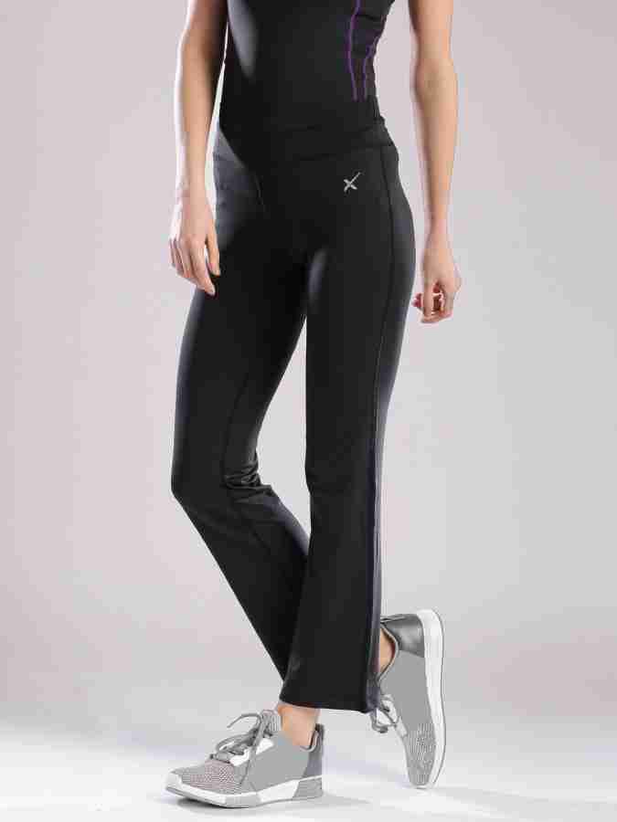 HRX by Hrithik Roshan Solid Women Black Track Pants - Buy Black HRX by Hrithik  Roshan Solid Women Black Track Pants Online at Best Prices in India