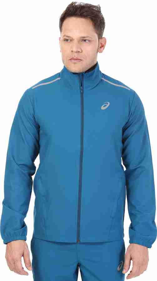Buy Mosaic Blue Asics Solid Men Track Suit Online at Best Prices in