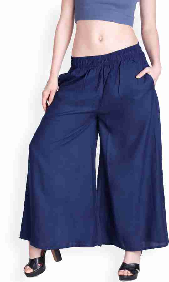 Buy Lux Lyra Women's Stretch Fit Cotton Blend Pant (Plus 030 Navy Blue_Navy  Blue_2XL) at