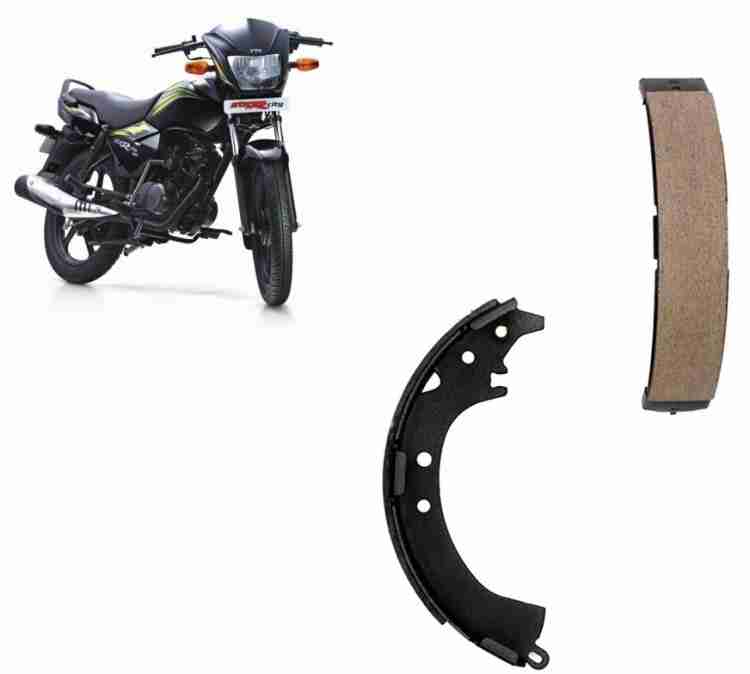 Tvs star city hot sale brake shoe price