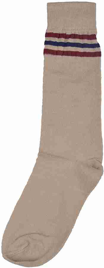 Beige sales school socks