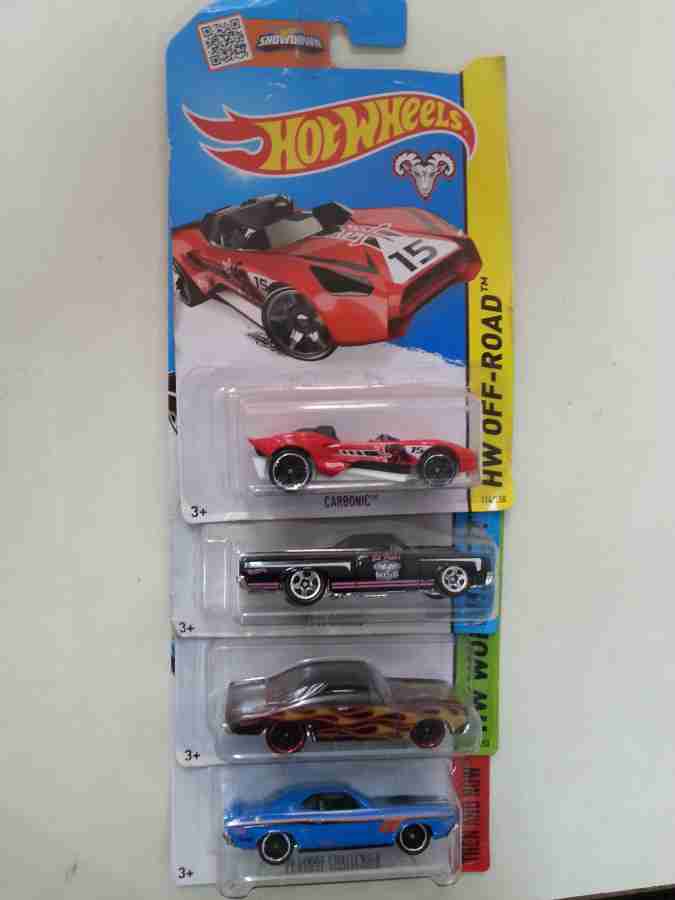 Hot wheels 4 store car pack