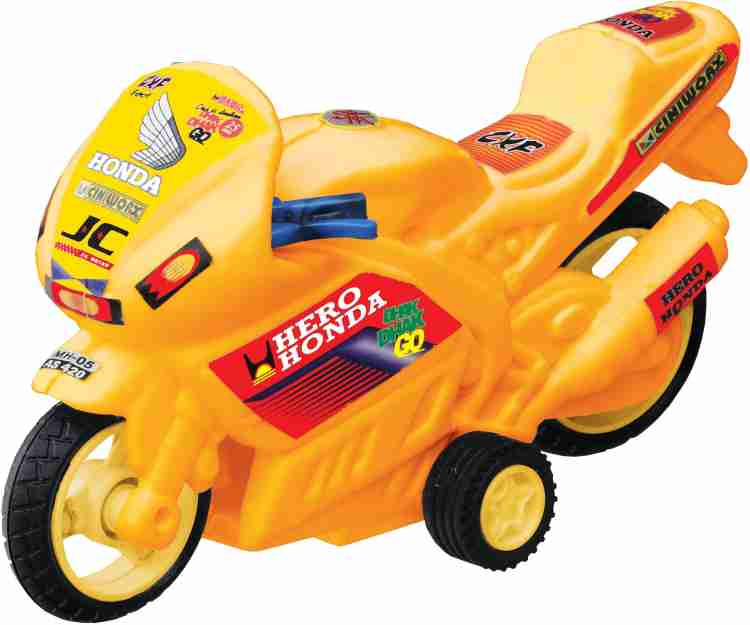 Shinsei Pull Back Hero Honda Bike Toy (Color May Vary) for (5-8Years)  Online India, Buy at  - 12717793