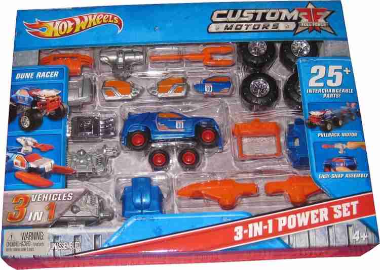 HOT WHEELS Custom Motors Full Force Power Set Dune Racer Custom Motors Full Force Power Set Dune Racer shop for HOT WHEELS products in India. Toys for 4 10 Years Kids. Flipkart