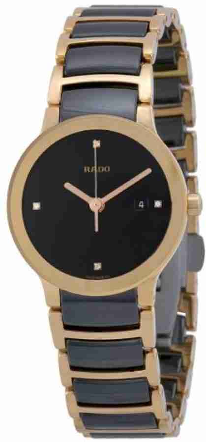 RADO Rado Centrix Jubile Ceramic Rose Gold tone Mini Mens