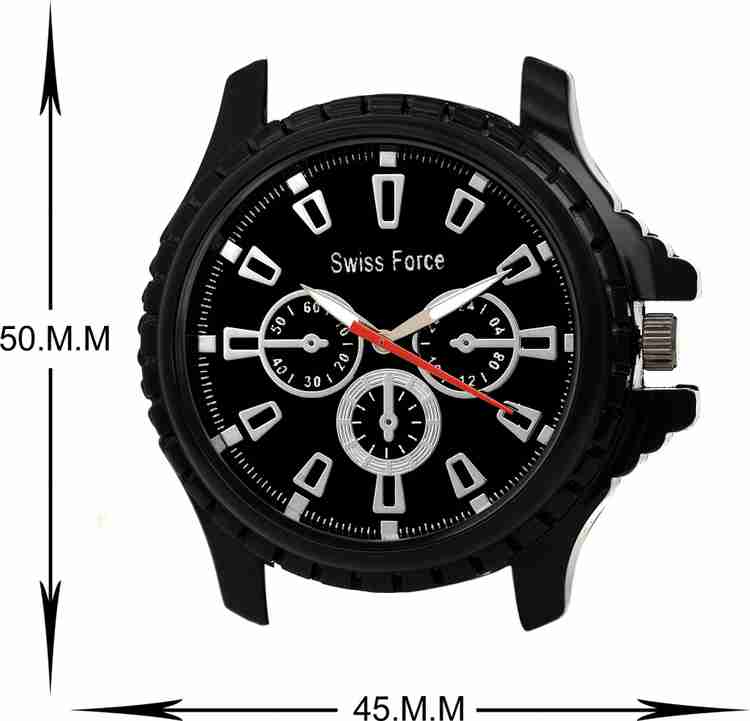 Swiss Force Analog Watch For Men Buy Swiss Force Analog Watch For Men SWISSFORCE BLACK 0129 Online at Best Prices in India Flipkart