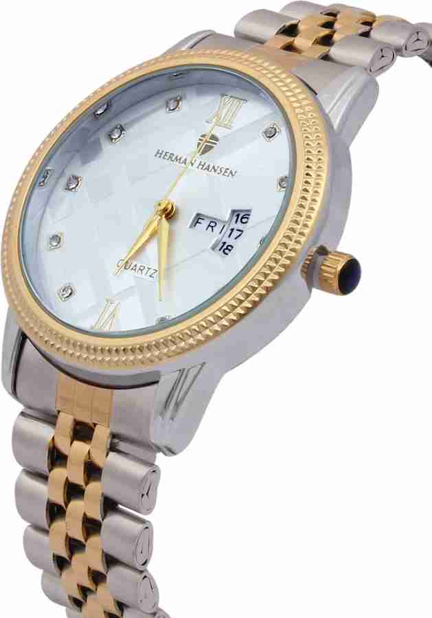 HERMAN HANSEN Analog Watch For Men Buy HERMAN HANSEN Analog Watch For Men Two Toned 3339 Online at Best Prices in India Flipkart