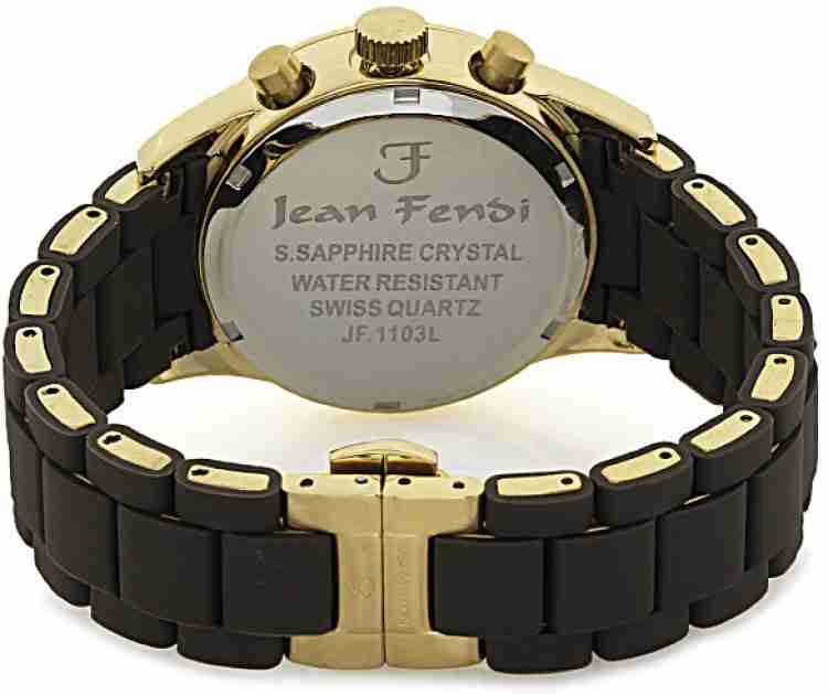 Jean Fendi Analog Watch For Men Buy Jean Fendi Analog Watch For Men JF1103L 01 Online at Best Prices in India Flipkart