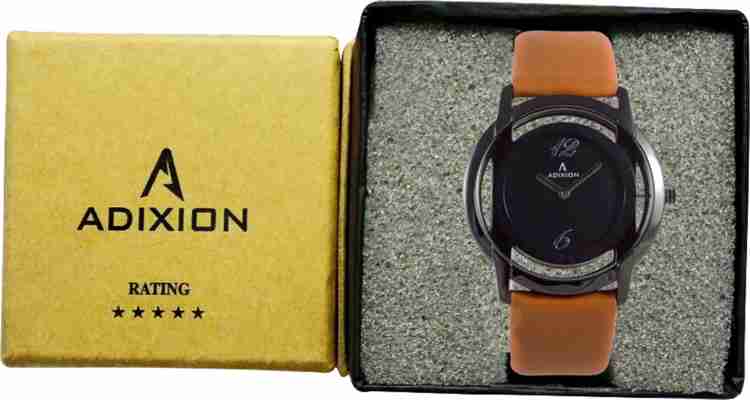 ADIXION New Genuine Leather Slim and Weautiful Wrist Watch Analog Watch For Men Buy ADIXION New Genuine Leather Slim and Weautiful Wrist Watch Analog Watch For Men 1577NL01 Online