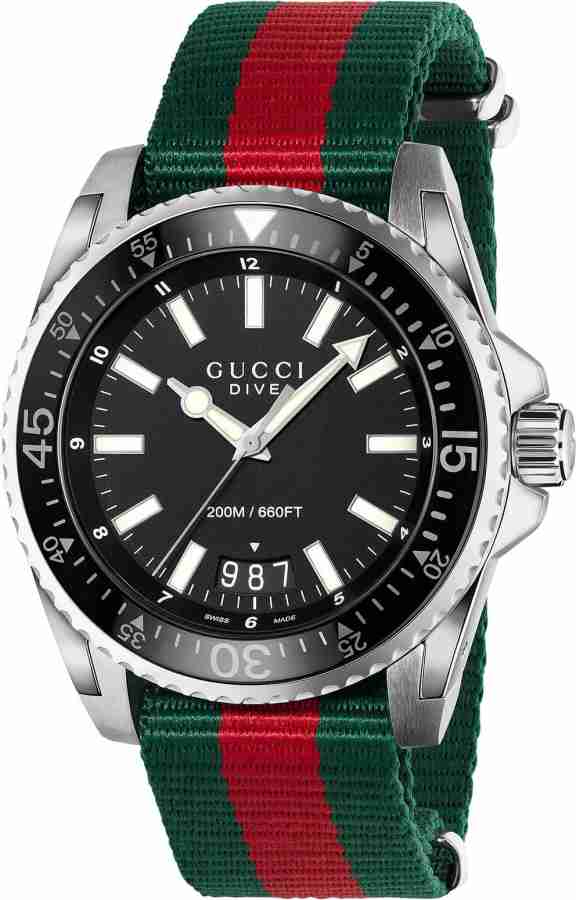 GUCCI Dive Analog Watch For Men Buy GUCCI Dive Analog Watch For Men YA136206 Online at Best Prices in India Flipkart