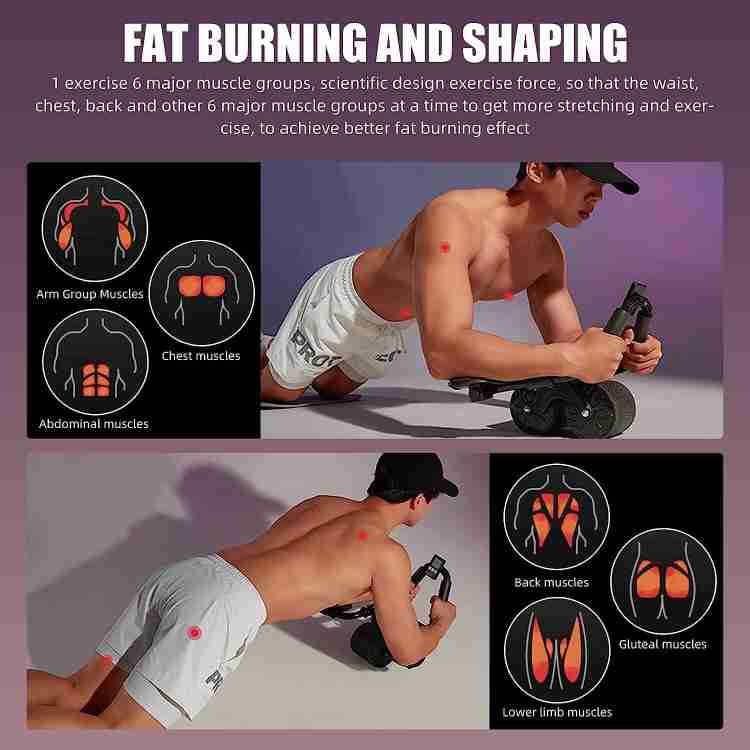 GYMIGO Dynamic Core Trainer Plank Exercise Wheels with timer Multicolor Ab Exerciser Buy GYMIGO Dynamic Core Trainer Plank Exercise Wheels with timer Multicolor Ab Exerciser Online at Best Prices in I...