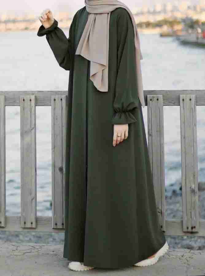 black rose Polyester Solid Self Design Abaya With Hijab Price in India Buy black rose Polyester Solid Self Design Abaya With Hijab online at Flipkart