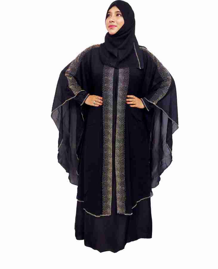 Har Women Clothing Georgette Self Design Abaya With Hijab Price in India Buy Har Women Clothing Georgette Self Design Abaya With Hijab online at Flipkart