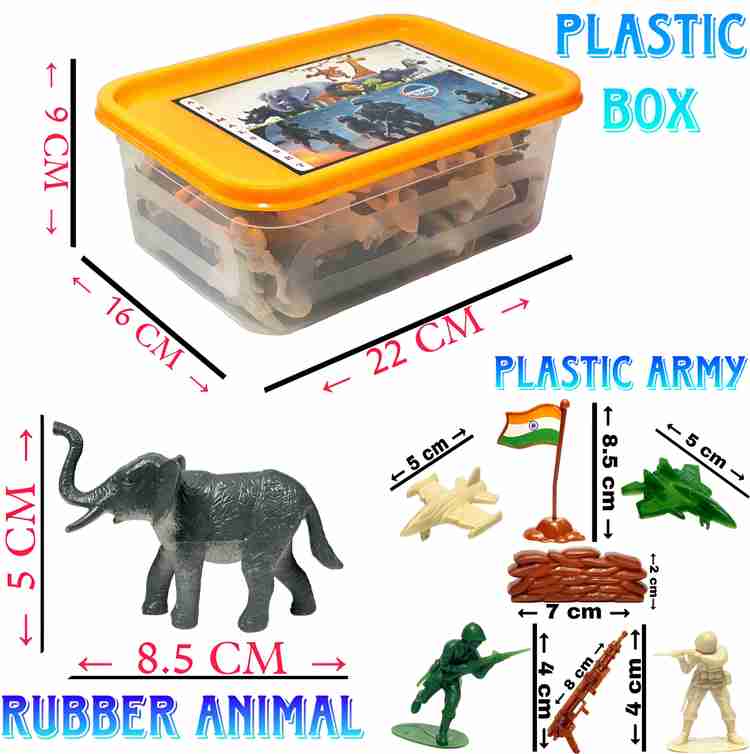 Army toy shop box