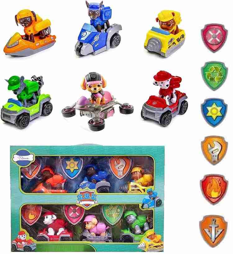 SR Toys Paw Patrol Toy Vehicles for kids Pack Of 6 Paw Patrol