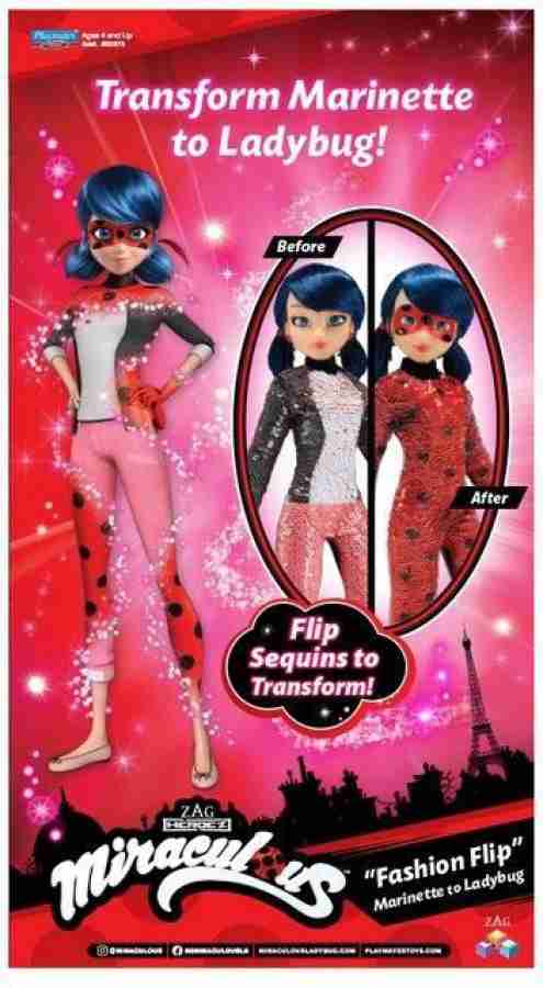 Miraculous Fashion Flip Ladybug Doll 