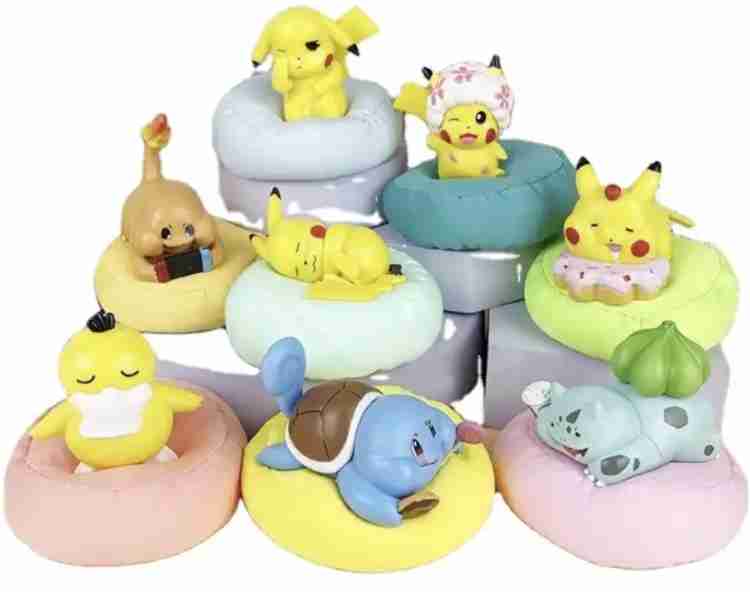 Lil Tara Pokemon Sleeping Figures With Bean Bag set of 8 - Pokemon Sleeping  Figures With Bean Bag set of 8 . Buy Squirtle, Bulbasaur, Pickachu,  Psyduck, Charmander toys in India. shop