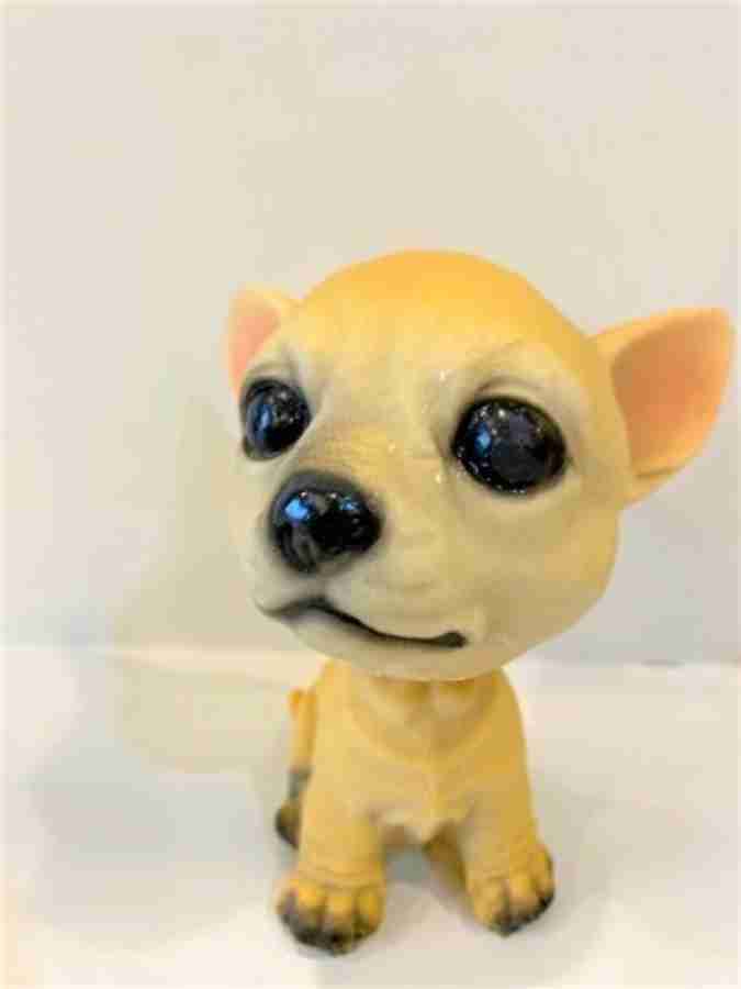 Quirkmall Chihuahua Dog Bobblehead Resin Bobblehead for Car Desk