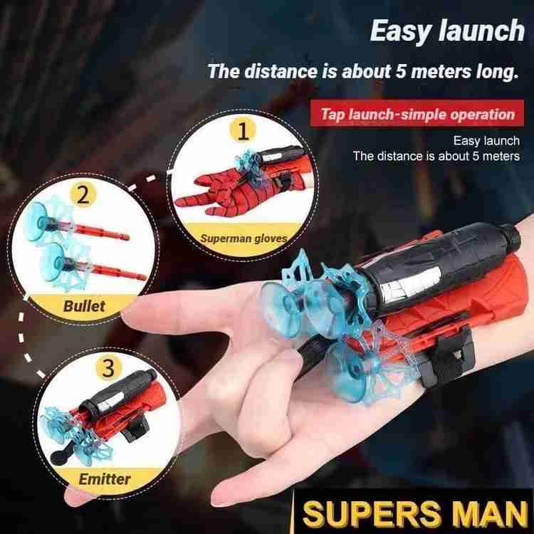 FANSEEKART spiderman Toy for Kids Fans Hero Launcher Wrist Toy