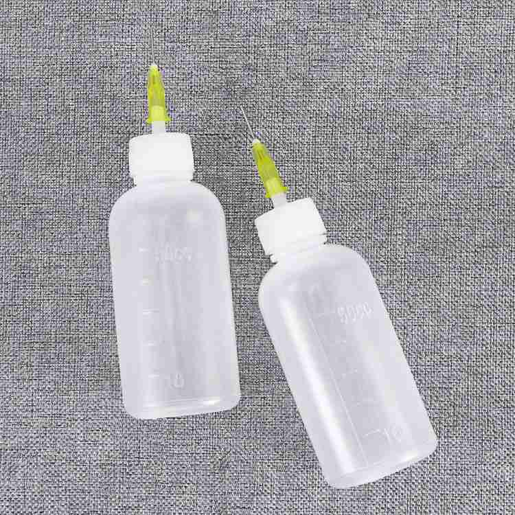Mcare 50ML Needle Tip Bottle, Squeeze Plastic Glue  