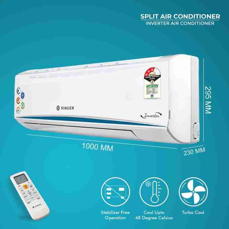 Flipkart Buy Singer 1.5 Ton 3 Star Split Inverter AC White