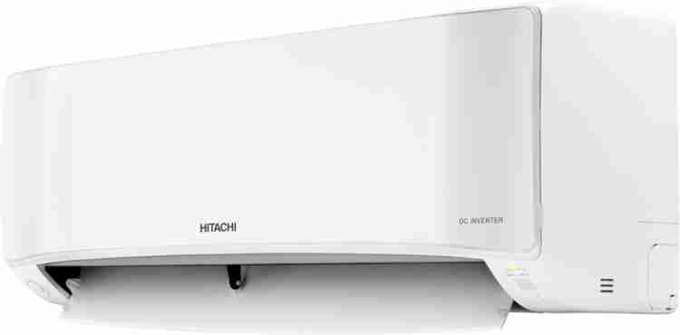 Hitachi Ice Clean Frost Wash Technology 2023 Model 1.5 Ton 5 Star Split  Inverter Xpandable plus Ambience Light R 32 AC - White