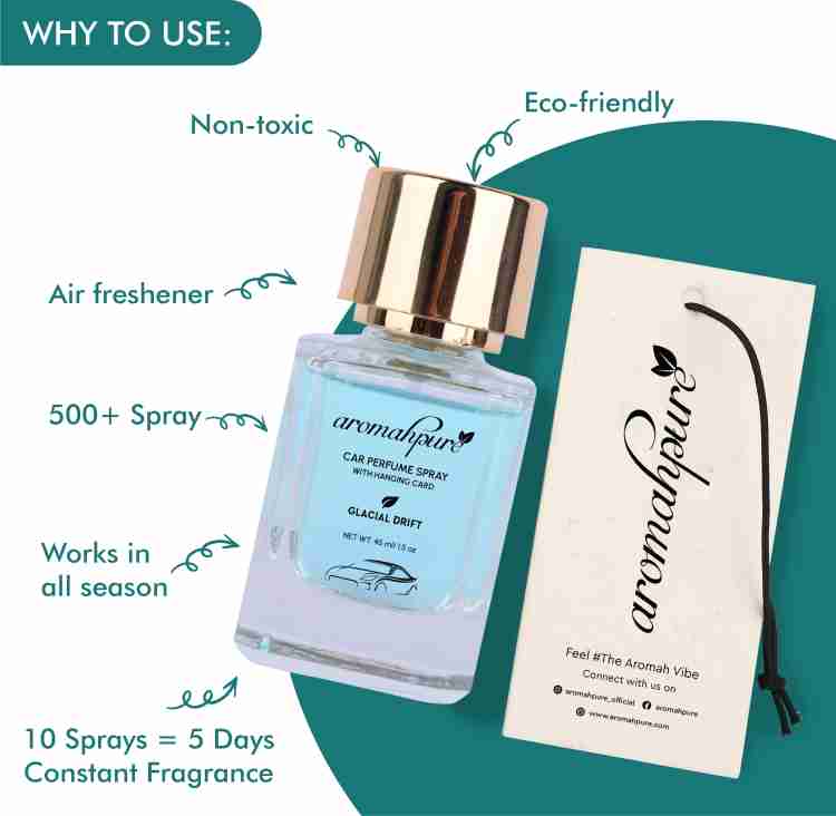 Aromahpure Premium Car Perfume Spray with Hanging Card