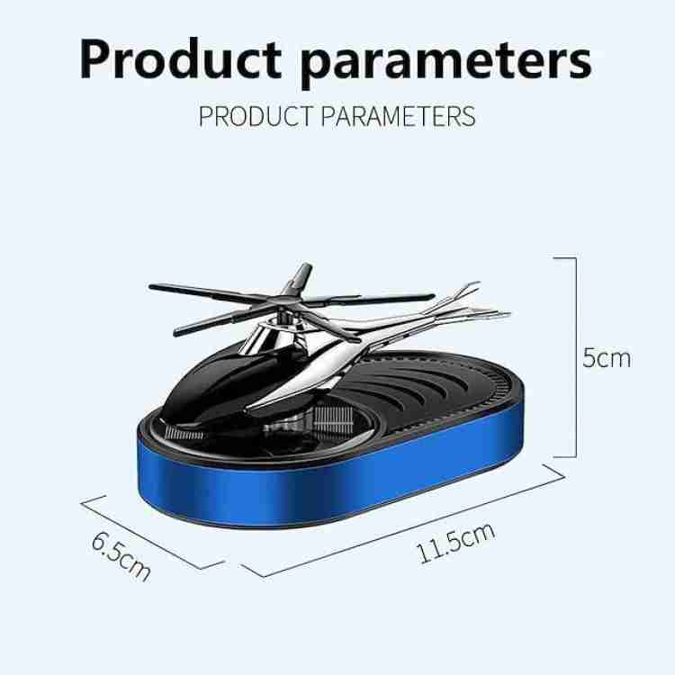 Auto Emporium Hub Solar Power Dashboard Helicopter style Decoration With  Perfume (Blue) Car Aroma Aromatherapy Diffuser Airplane Air Freshener  Perfume Air Purifier Price in India - Buy Auto Emporium Hub Solar Power