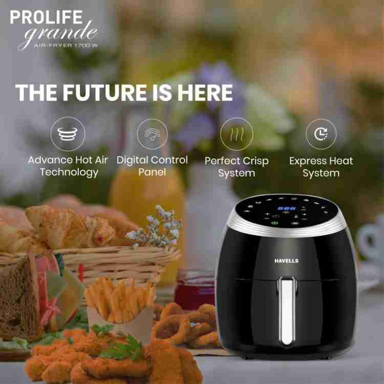 HAVELLS PROLIFE GRANDE Air Fryer Price in India Buy HAVELLS