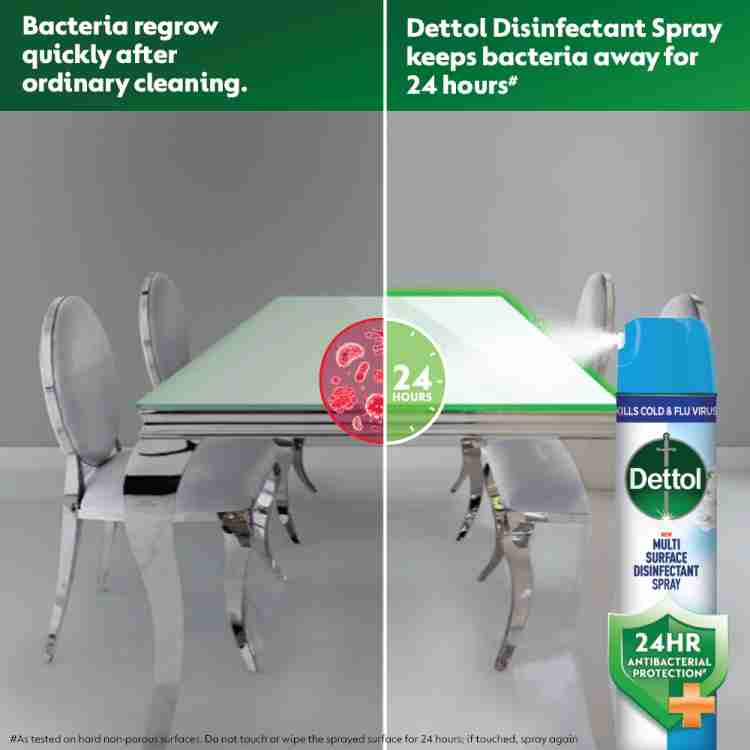 Dettol Disinfectant Sanitizer Spray, 24 hrs Antibacterial protection, (Spring  Blossom)