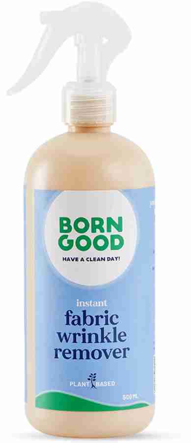 Born Good Plant Based Instant Fabric Wrinkle Remover Liquid Spray