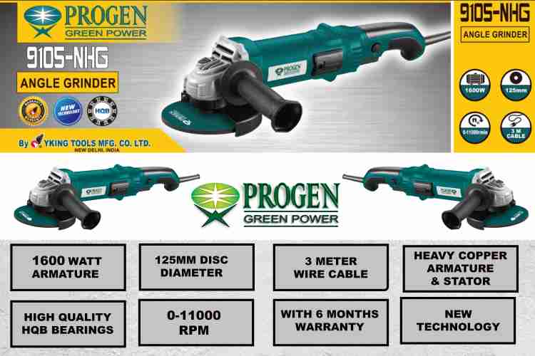 progen 9105 NHG 5 inch Heavyduty Multipurpose Cutting Grinding
