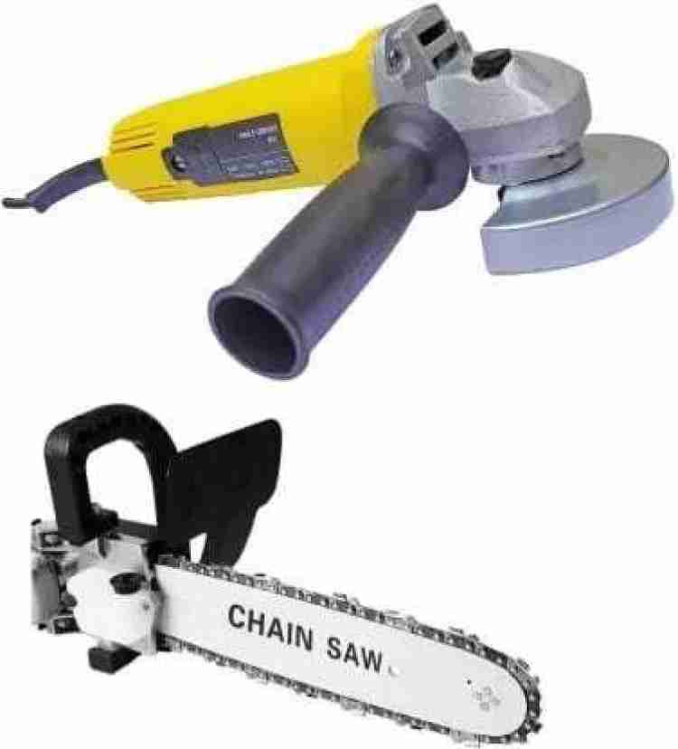 Angle grinder on sale chainsaw attachment