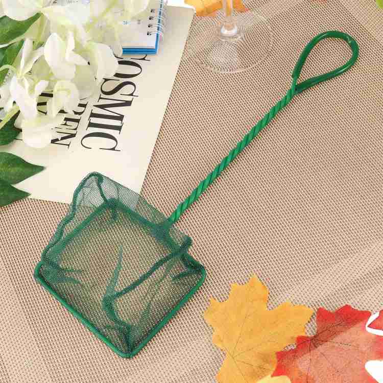 HOIVA (Pack of 1 )Fish Net with Handle for Aquarium Fish Tank Pond