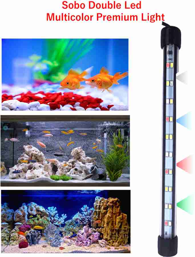 kickAt Red Green White Blue LED Aquarium Light Price in India Buy kickAt Red Green White Blue LED Aquarium Light online at Flipkart