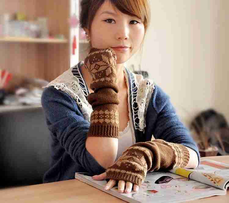 Warm fingerless gloves deals
