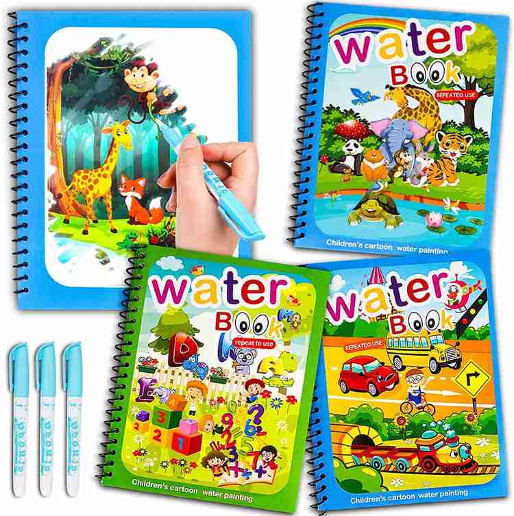 Reusable water cheap coloring book