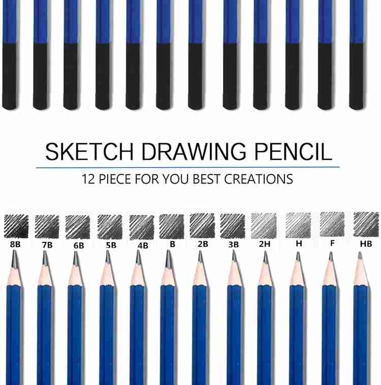 Flipkart Corslet 12 Pcs Charcoal Pencils for Drawing
