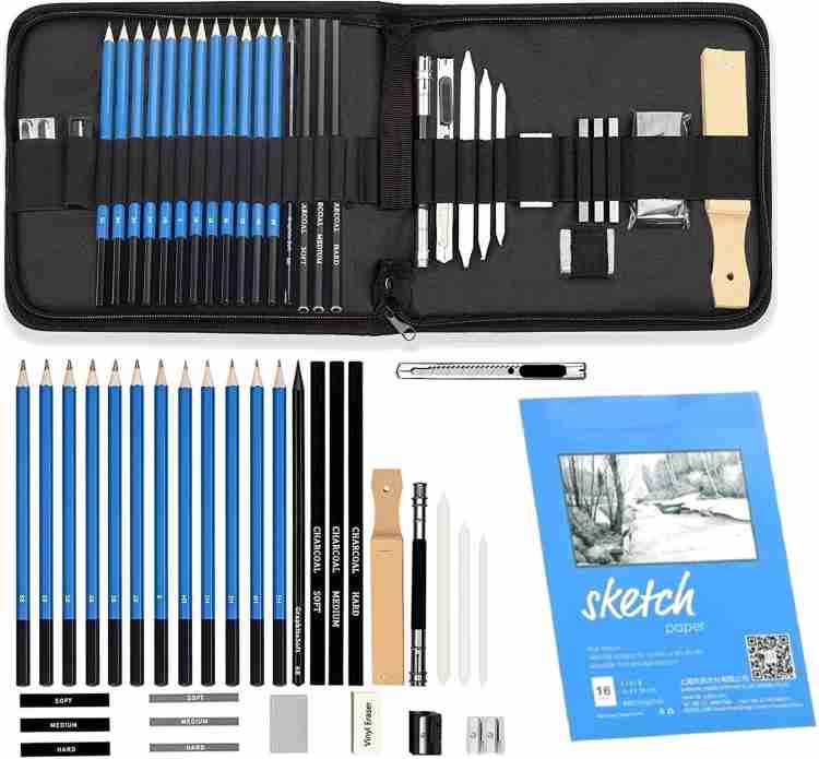 33 Piece Drawing and Sketch Kit