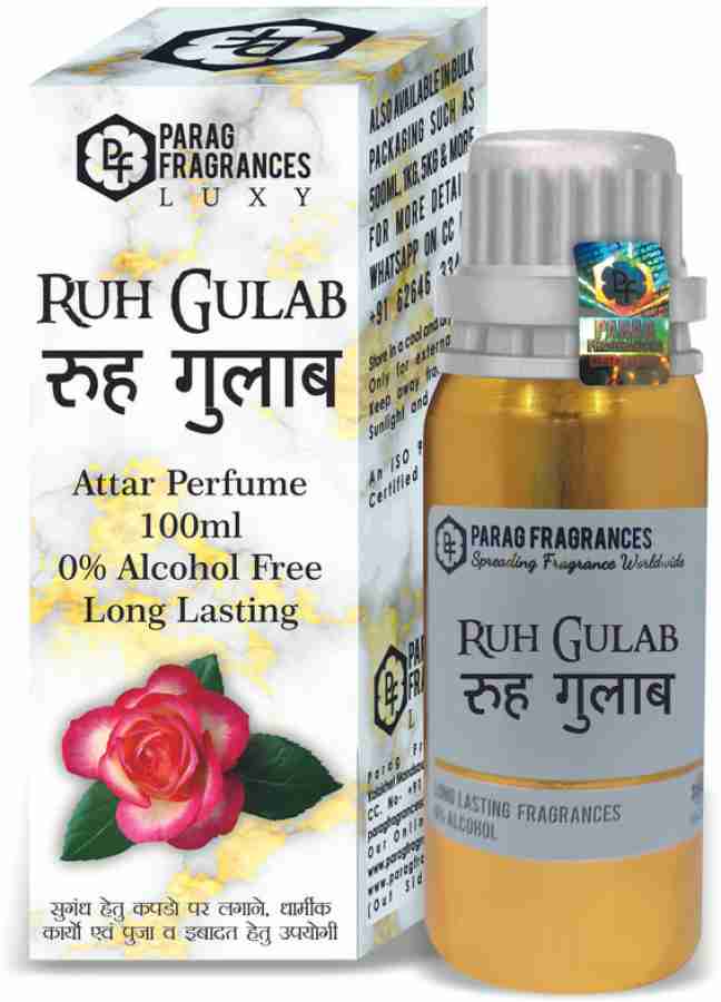 Parag Fragrances New Ruh Gulab 100Ml Real Long Lasting Attar