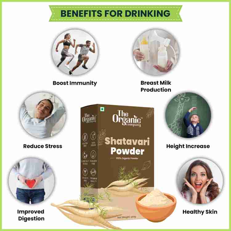 The Organic Company Shatavari Powder For Women Breast Milk